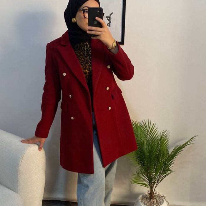 MANTEAU BLAZER CACHEMIR